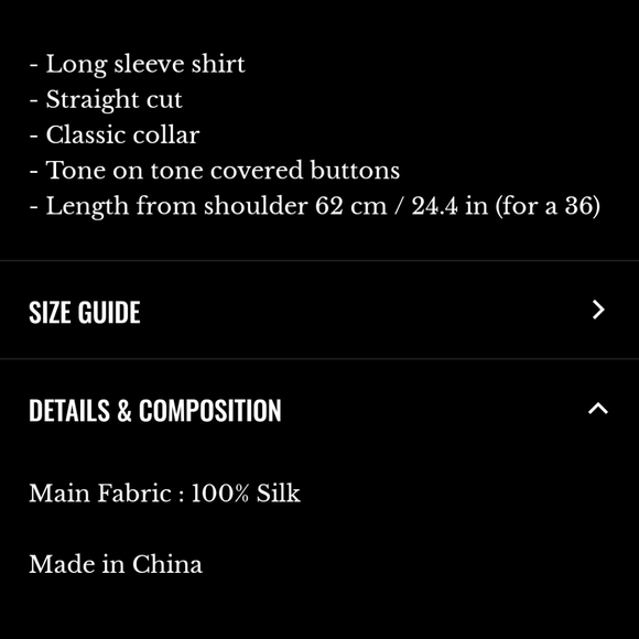 Sezane Ann 100% Silk Button Shirt - Picture 6 of 6